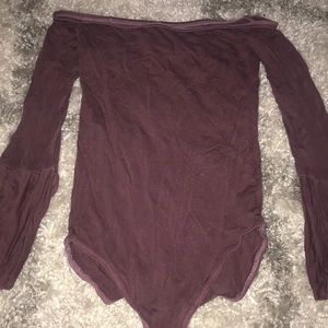 Off the shoulder body suit